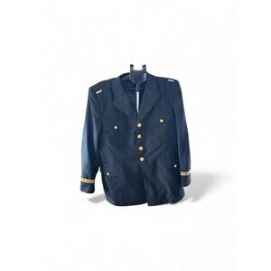 Doc Davis Navy Blue Men's Military Uniform Jacket 46R